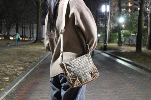 フェンディのズッキーノ柄ショルダーバッグ