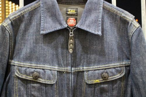 ウィンドストッパーデニムジャケットのジップデニムジャケット