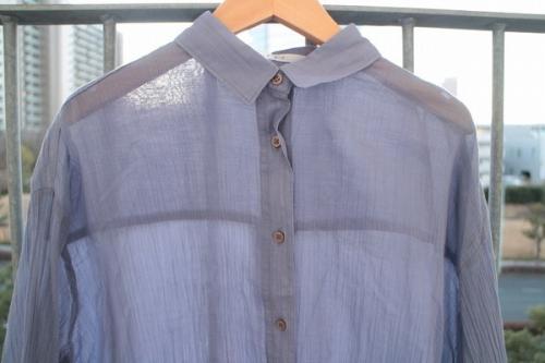 ボイルドシアーシャツのKB05-23S040