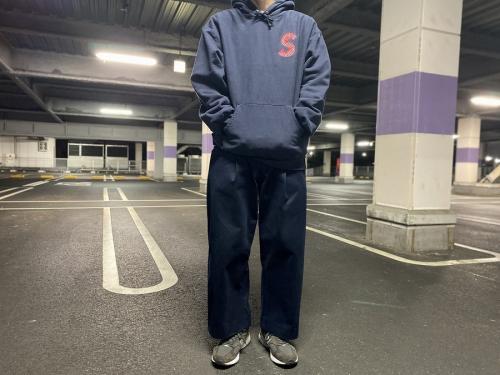 シュプリームのs logo hooded sweatshirt