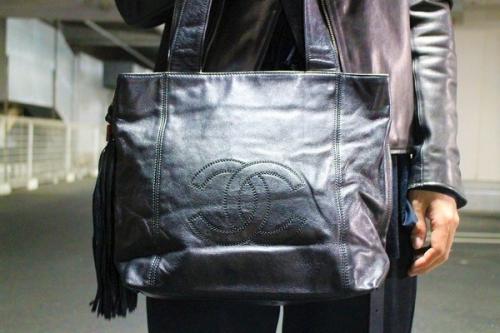 ヴィンテージラムレザートートバッグの5067346