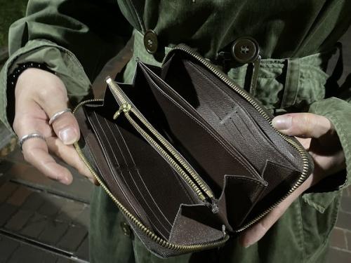 ジッピーウォレットのダミエ