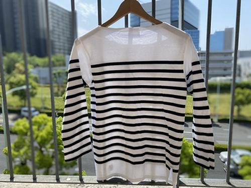 オーシバルのボーダーカットソー