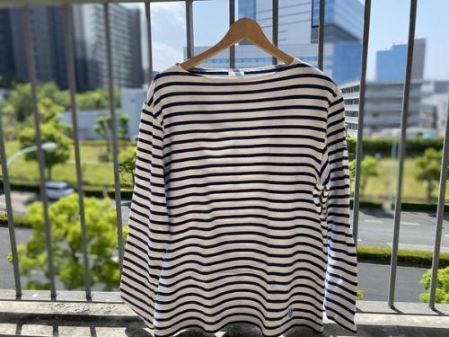 ボーダーカットソーのボーダー、フレンチカジュアル、マリンスタイル