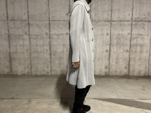 オム プリッセ イッセイ ミヤケのwool like coat