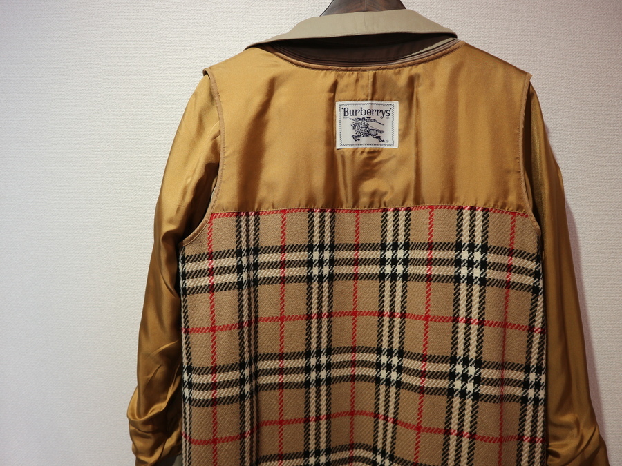 バーバリーBurberrys*裏ノバチェック柄トレンチコートHR8416 バーバリー チェック柄講座☆ こんなにいろんな種類があるんです