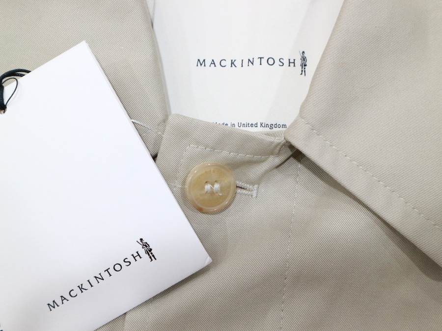 コートの王道『MACKINTOSH』／マッキントッシュ から未使用アイテム