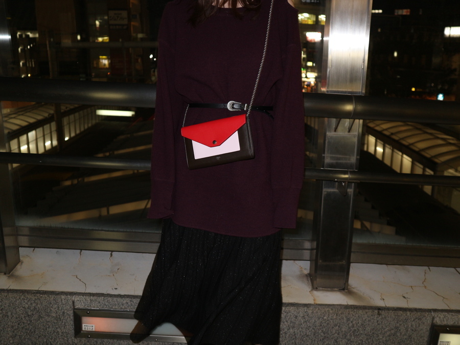 u-tan♡様専用＊CELINE キュイルチェーンウォレット バッグ ショルダー 