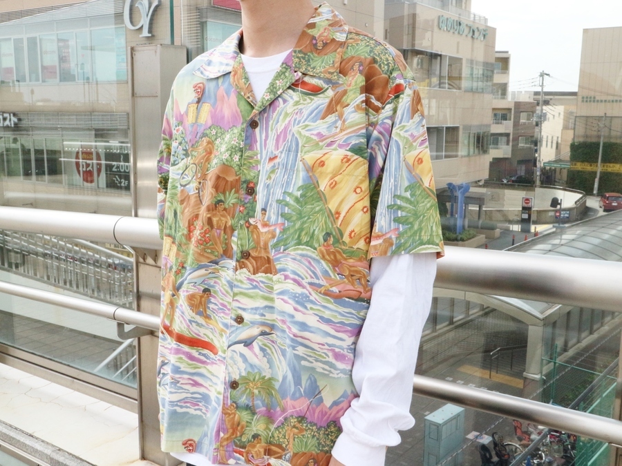 ハワイ限定パタゴニア【PTALOHA/パタロハ】より90'Sサベージ柄アロハ