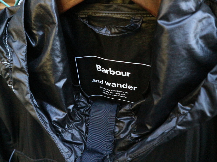 and wander×Barbour／アンドワンダー×バブアー】より20SS SHINY WIND