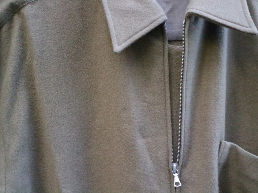 AURALEE /オーラリ―】より19AW SUPER SOFT WOOL FLANNEL ZIP