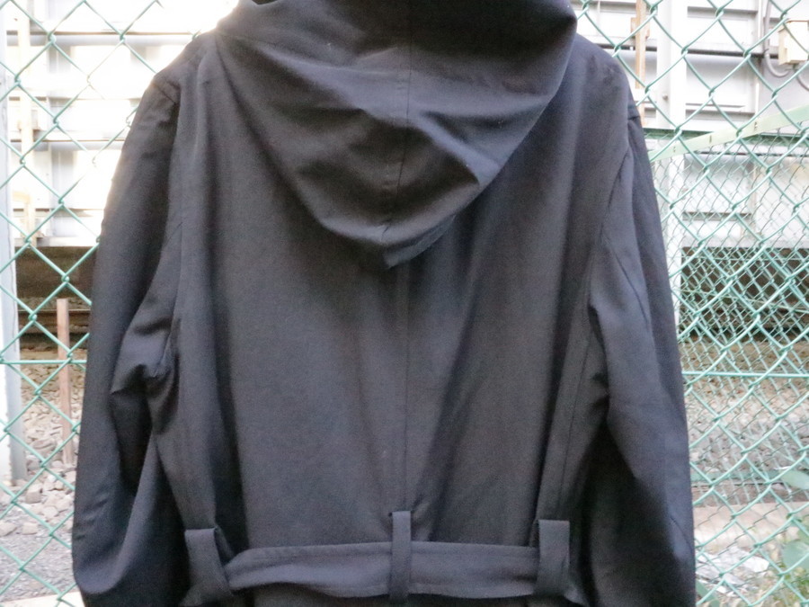 ヨウジヤマモトプールオム　99aw　ウールギャバ　フード付きコート YOUJI YAMAMOTO POUR HOMME/ヨウジ ヤマモト プールオム】より