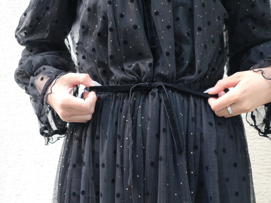 MANY WAY MIX DOT DRESS Ameri VINTAGE MANY WAY MIX DOT DRESS