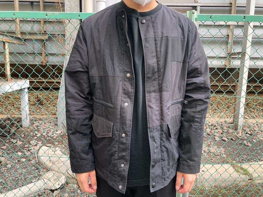 新品 White Mountaineering 23AW ノーカラー ジャケット