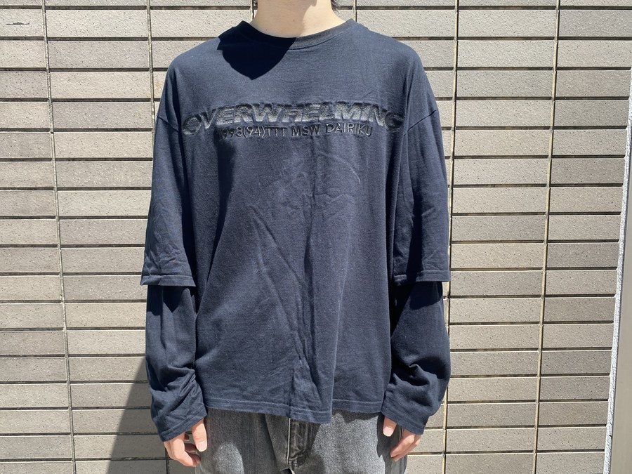 Tシャツ/カットソー(七分/長袖)DAIRIKU ダイリク 19AW レイヤードT ロンT