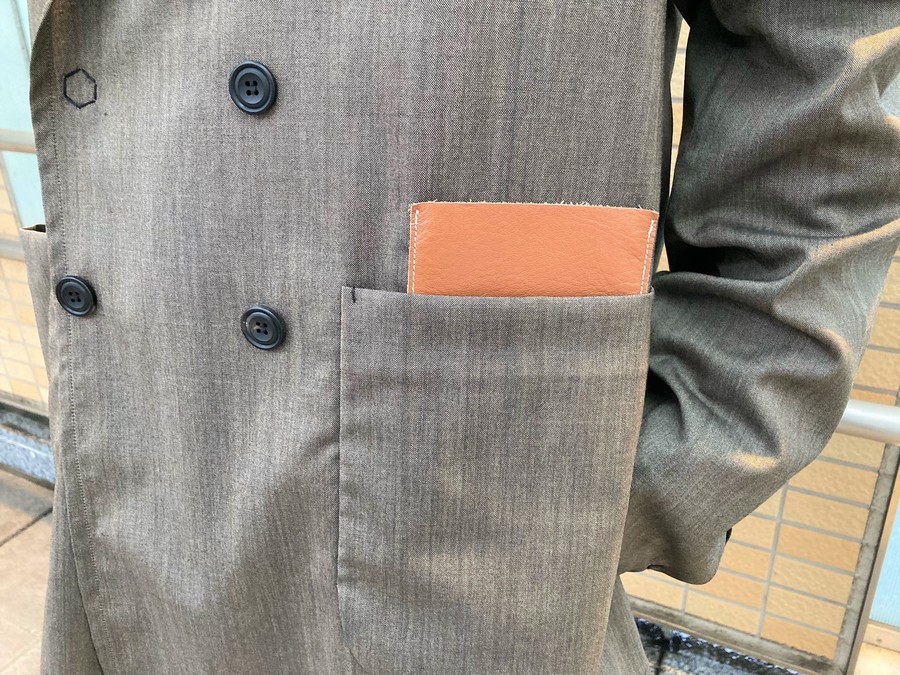 買取強化ブランド【SUNSEA/サンシー】よりダブルジャケット,テケテケ