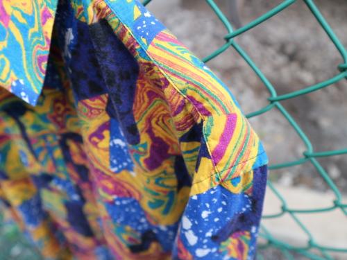 ISSEY MIYAKE MEN／イッセイミヤケメン】より 総柄オープンカラー