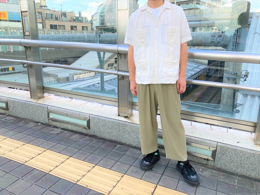 オムプリッセ　パンツ　maid in Japan SLASH OVERALLS(スラッシュオーバーオールズ) デニムパンツS01XX