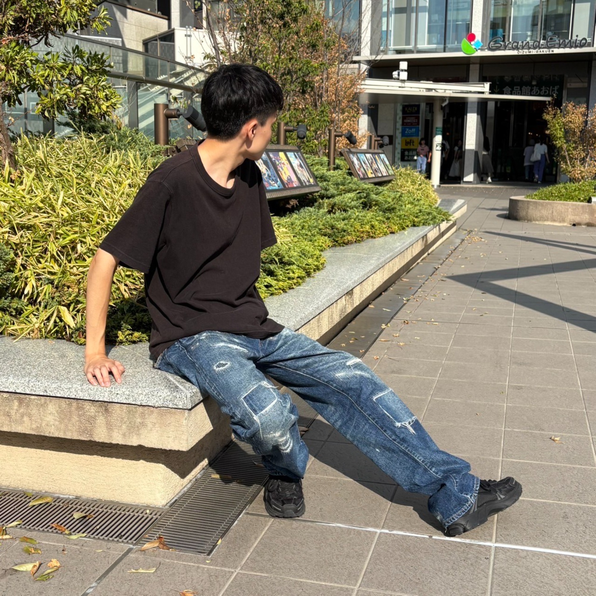 eYe COMME des GARCONS JUNYAWATANABE MANよりWネームデニムパンツが