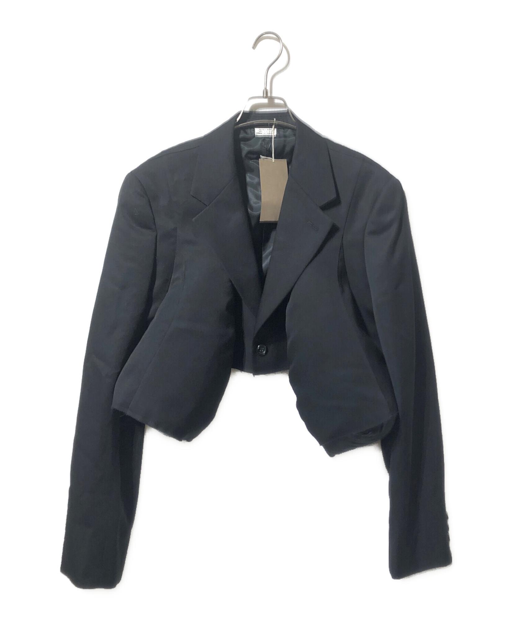 コムデギャルソン AD2006　テーラードジャケット ねじれ期　変形　黒　S COMME des GARCONS HOMME PLUS / コムデギャルソンオムプリュス