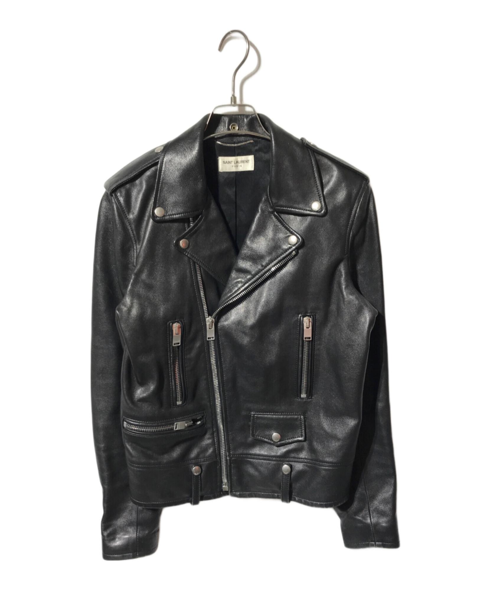 SAINT LAURENT L01 44 エディ期 Saint Laurent Paris / サンローランパリ】L01 ラムレザークラシック