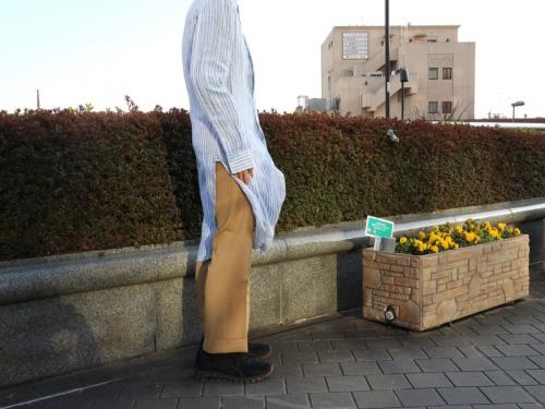 ロエベのロングシャツ