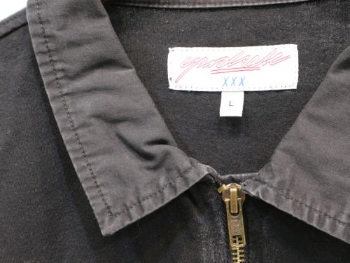 ヤードセールのハーフジップシャツ