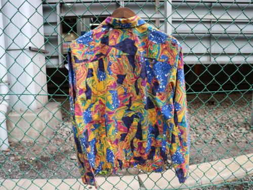 イッセイミヤケメンのシャツブルゾン