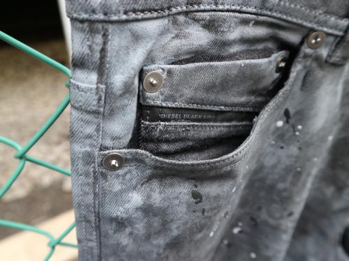 ペイント加工のスキニー