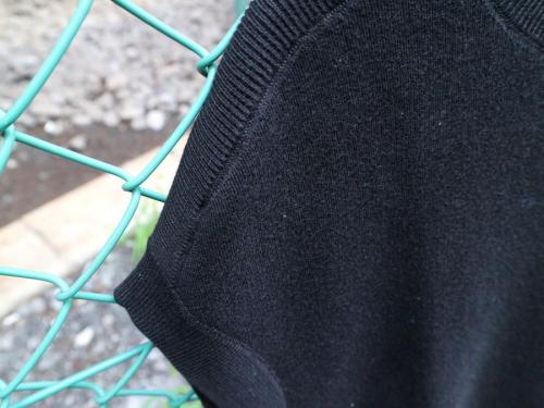 ベストのコットンカシミヤ