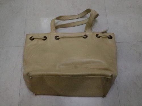 シャネルのキャビアスキンココマーク巾着トートバック