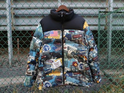 コロンビアのKINGSTON CANAL TEXT JACKET 19AW ATMOS LABコラボ