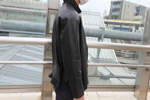 レザージャケットのメンズ