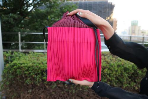 プリーツプリーズのバッグ