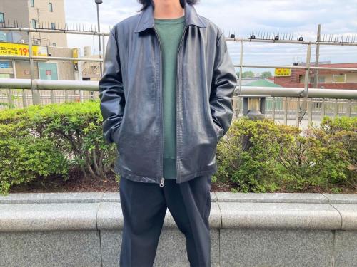 OLD GAP シングル レザー ライダース ジャケット 革ジャン 井口理 XL