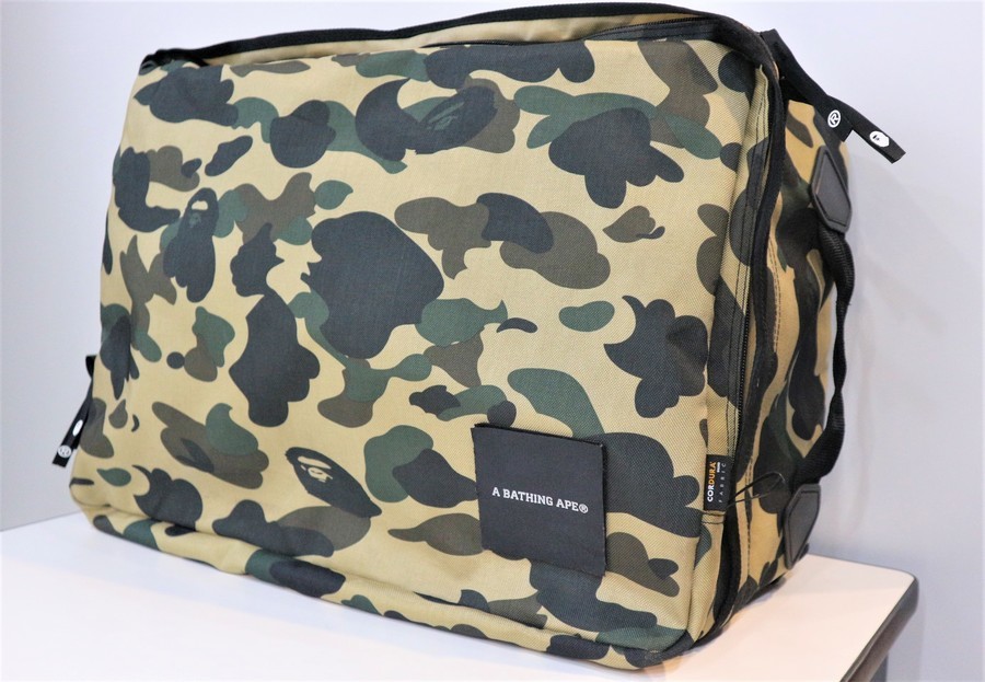 今週末は1周年セール開催します！】「A BATHING APE」より大容量3WAY
