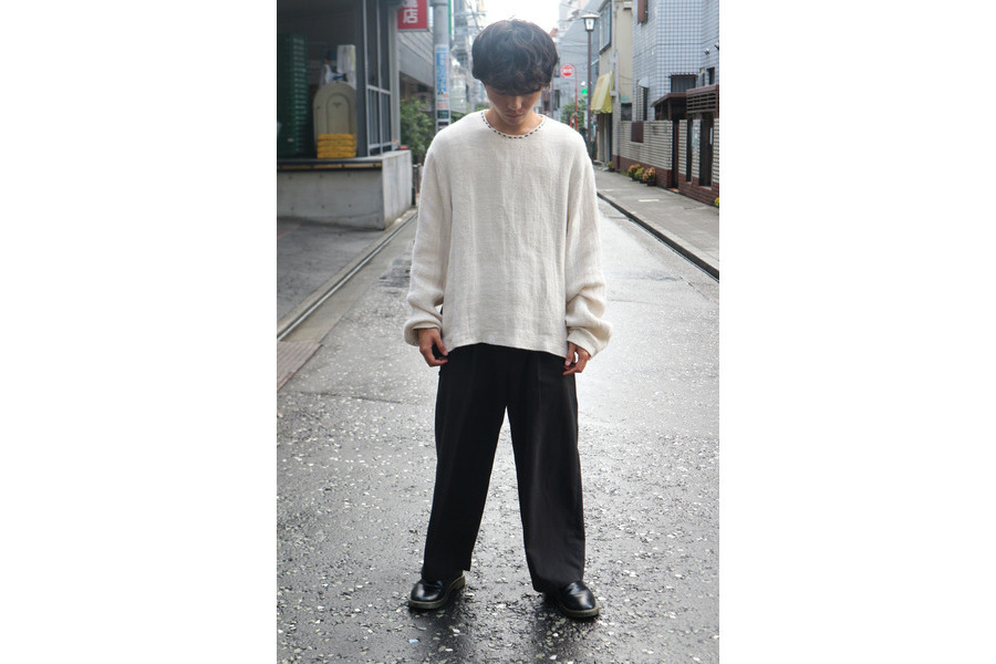 SUNSEA 18ss dungarees pull over 2