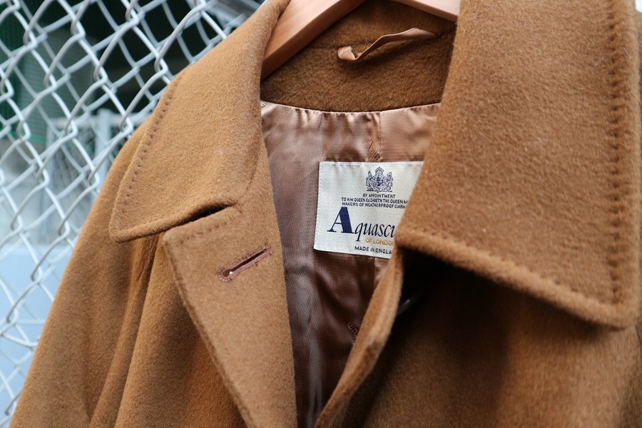 Aquascutum/アクアスキュータム英国製カシミヤコート入荷です