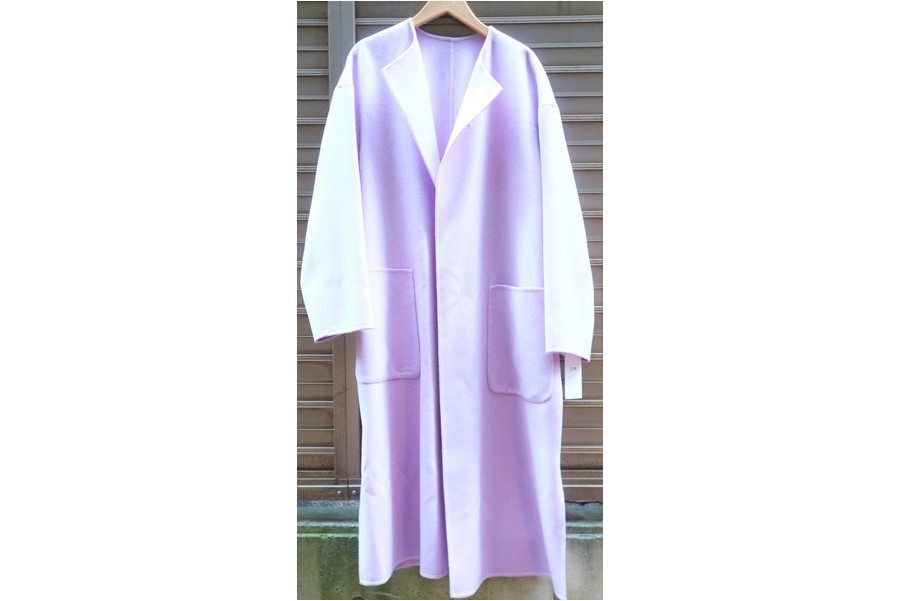 23区　ウールカシミヤリバー コート 38　パープル ライラック 23区】19AW ウールカシミヤリバーコート入荷！！[2019.12.01発行