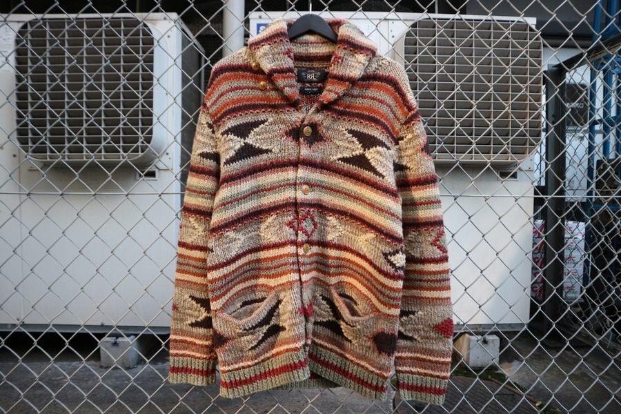 RRL NATIVE SHAWLCOLLAR CARDIGAN ネイティブ柄