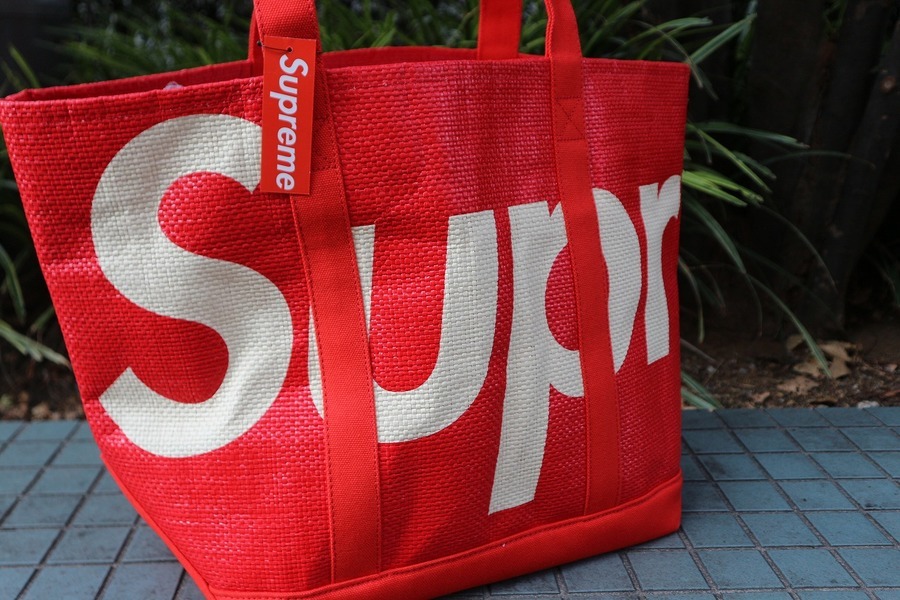 Supreme Raffia Tote シュプリーム 赤 トートバッグ smcint.com