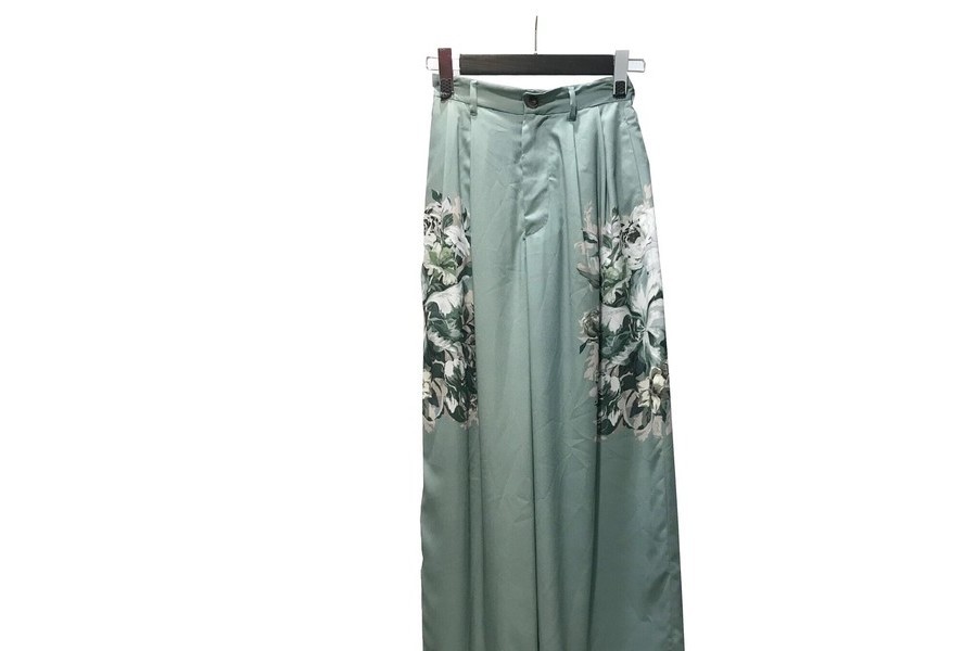 CLANE/クラネ】から「PANEL FLOWER PANTS パネルフラワー パンツ