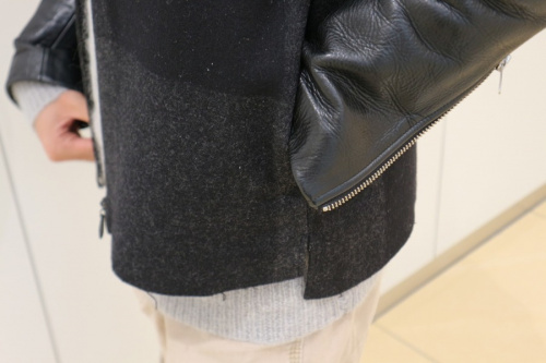 松*郎様 SUNSEA メルトンレザージャケット SUNSEA/サンシー】メルトンレザージャケットのご紹介[2019.11.12発行