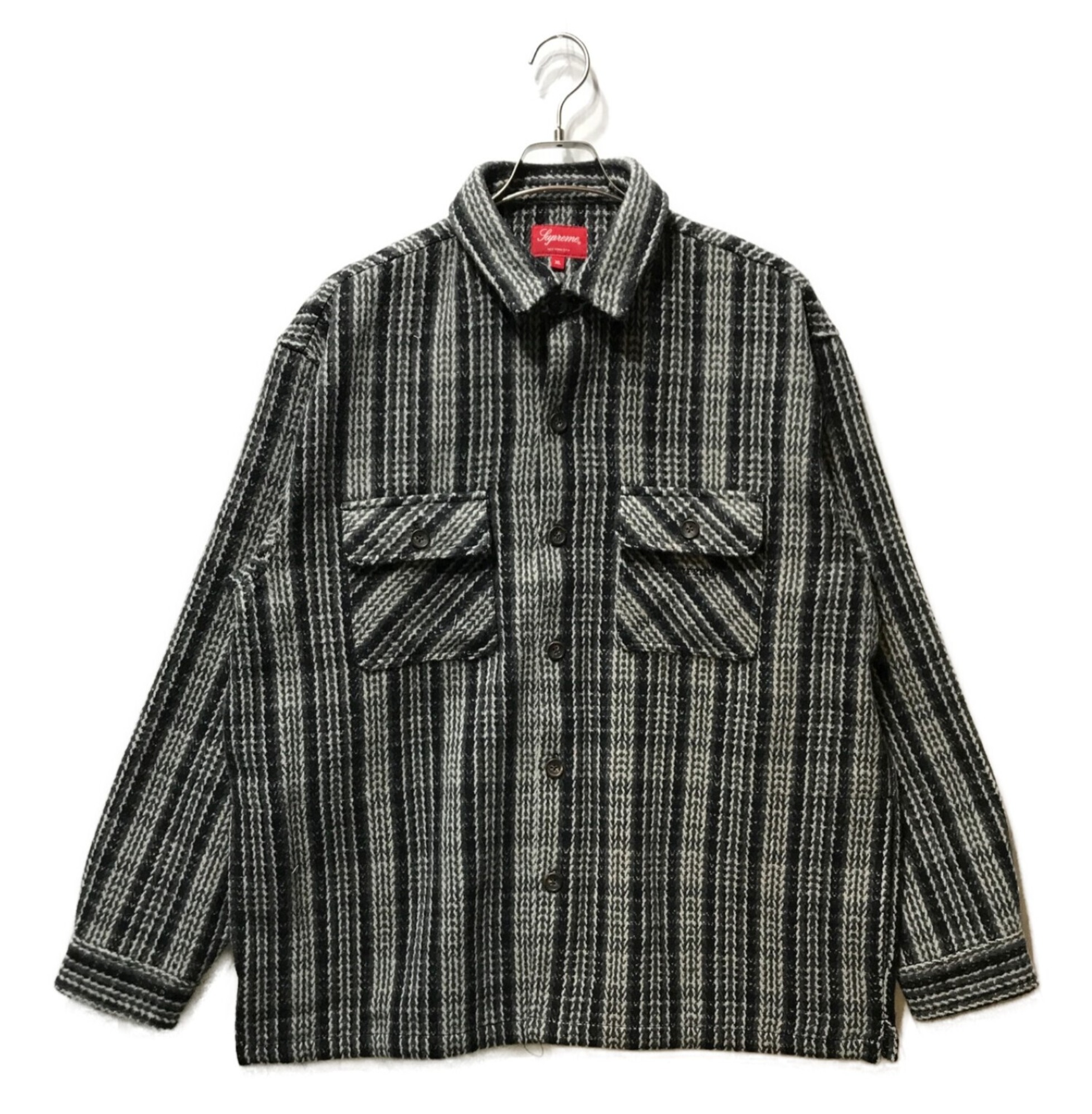 シュプリーム  22AW  Heavy Flannel Shirt ヘビーフランネル長袖シャツ メンズ M