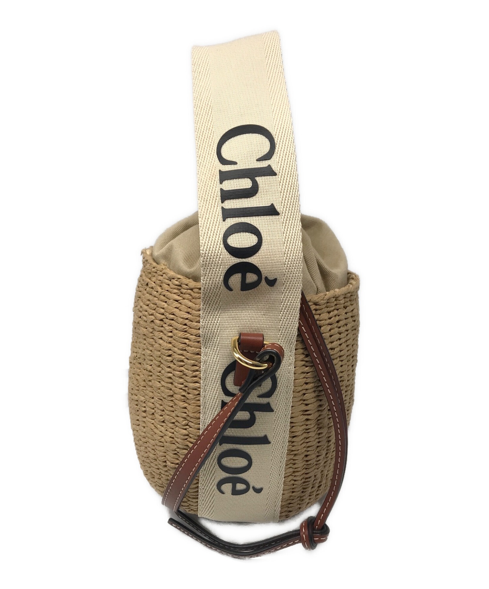 Chloe クロエ 天然繊維大型ウッディバスケット Chloe/クロエ】から「Natural Woven Fiber Small Woody Basket