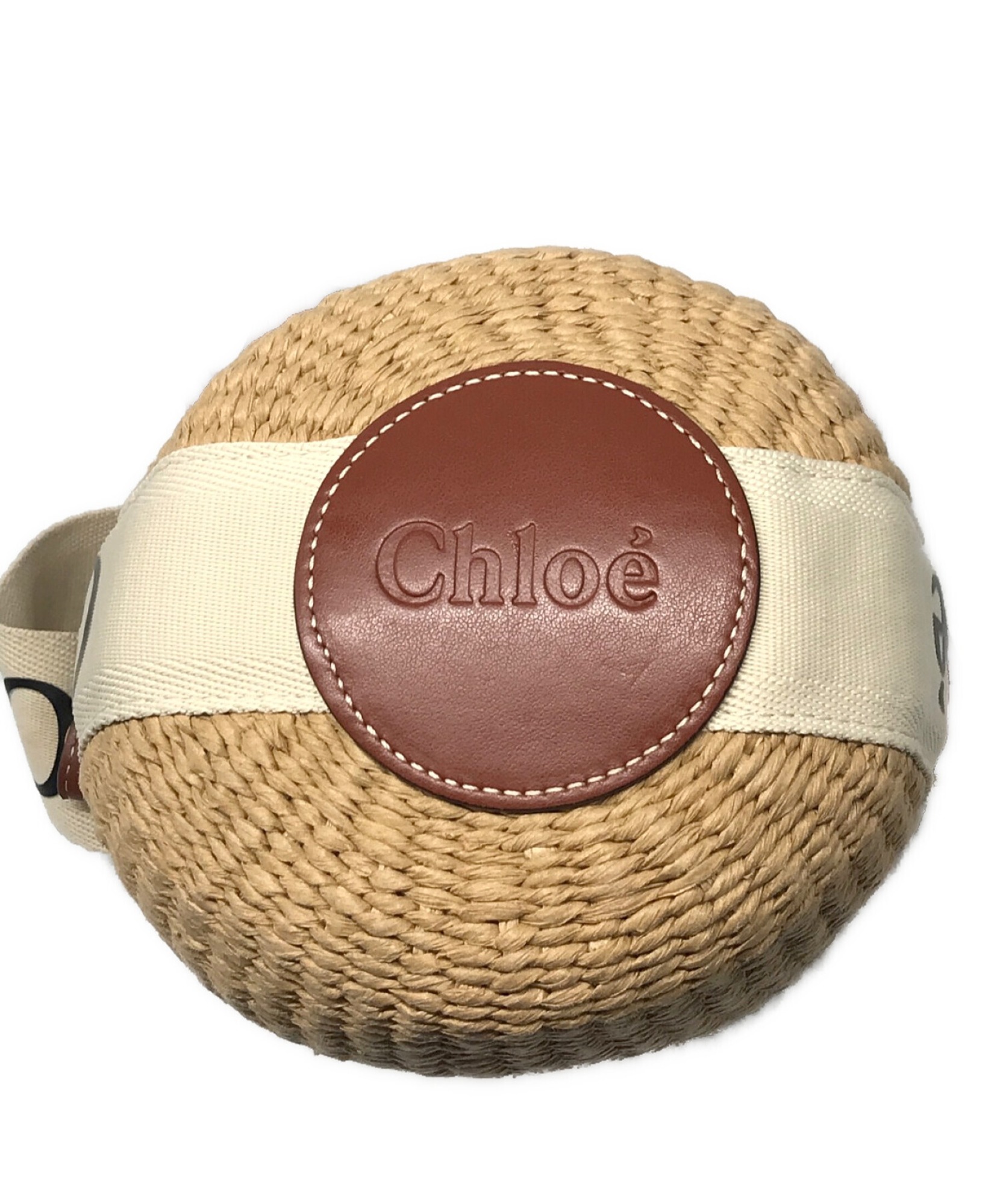 Chloe クロエ 天然繊維使大型ウッディバスケット Chloé Large Woody Basket In Natural Fibers | Chloé JO