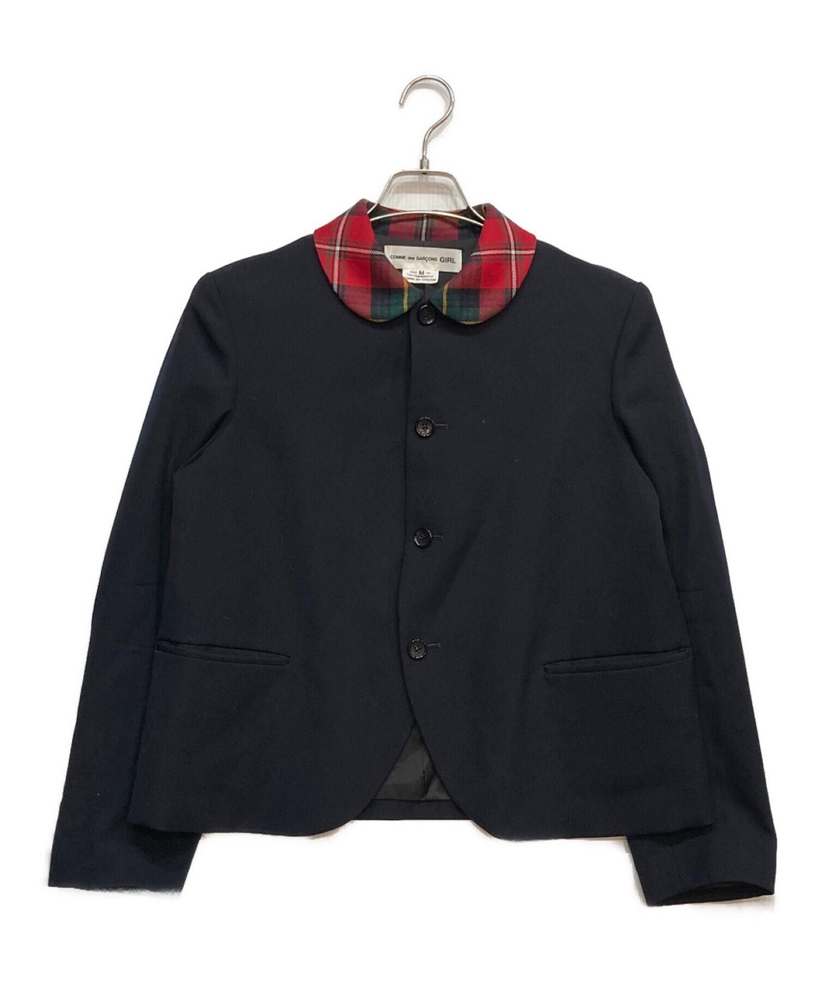 COMME des GARCONS GIRL / コムデギャルソンガール】チェック切替丸襟