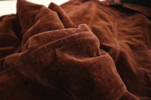 ベルベットコットンロングスカートのレディース