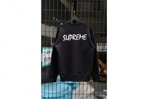 シュプリームのパネルフーデッドスウェットシャツ