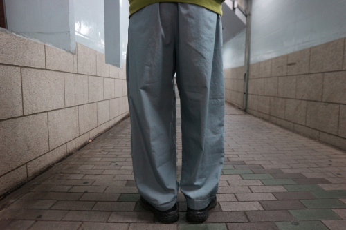 コムデギャルソンオムプリュスのギャザーパンツ